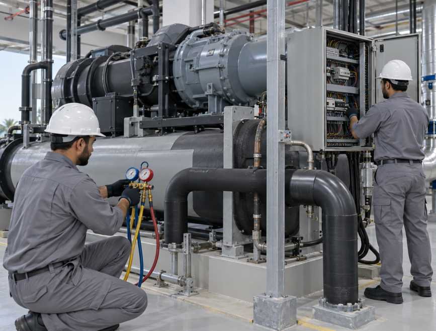 إصلاح وحدات التبريد التجارية في جدة